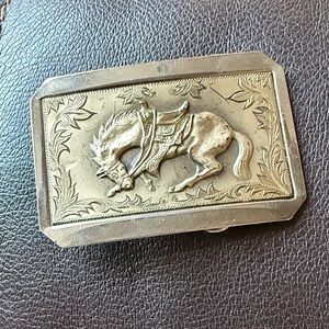 Vintage Horse Belt Buckle